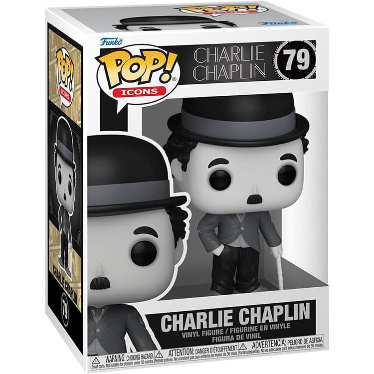 Funko POP Icons - Charlie Chaplin Figür