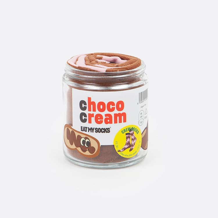 Eat My Socks Choco Cream Tasarım Yetişkin Çorap — görsel 4