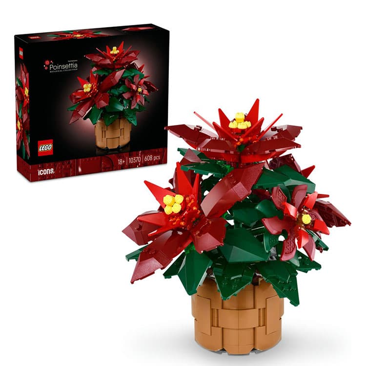 LEGO Botanicals Ponsetya - 608 Parça (10370)