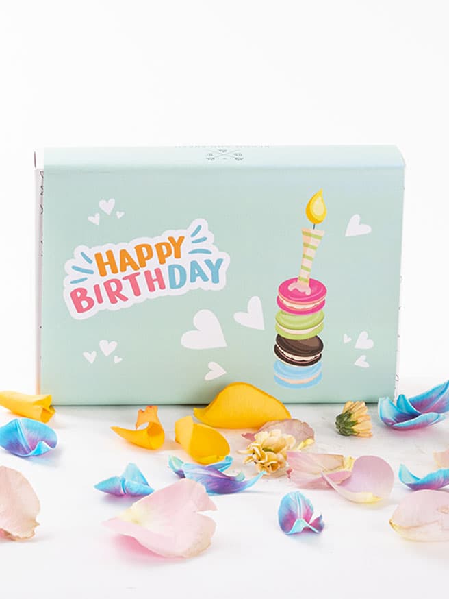 Happy Birthday Macarons (12’li)