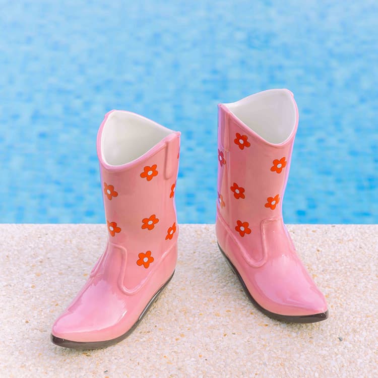 DOIY Rodeo Kovboy Botu Vazo - Pembe — görsel 6