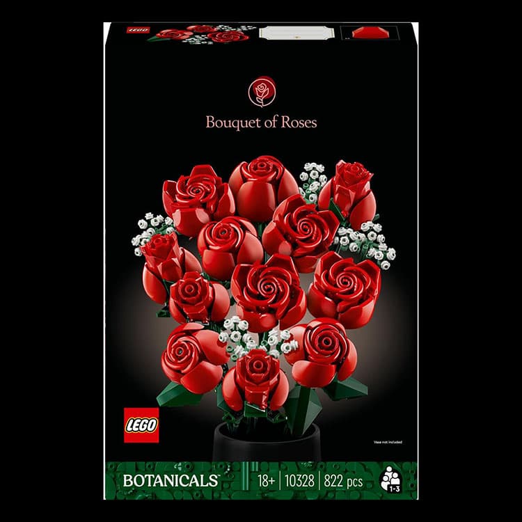 LEGO Botanicals Gül Buketi - 822 Parça (10328) — görsel 7