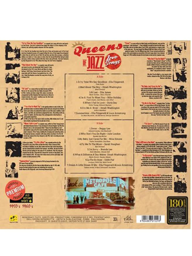 Queens Of Jazz - Love Songs - Plak — görsel 2