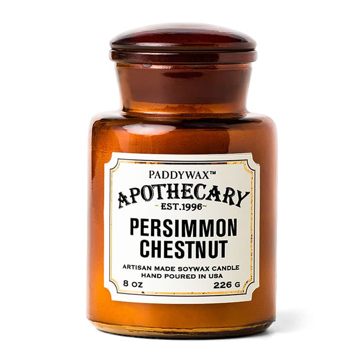 Paddywax Apothecary Cam Kavanoz Mum – Persimmon & Chestnut (226g)