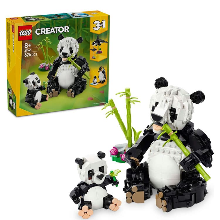 LEGO Creator Vahşi Hayvanlar: Panda Ailesi - 626 Parça (31165) — görsel 3