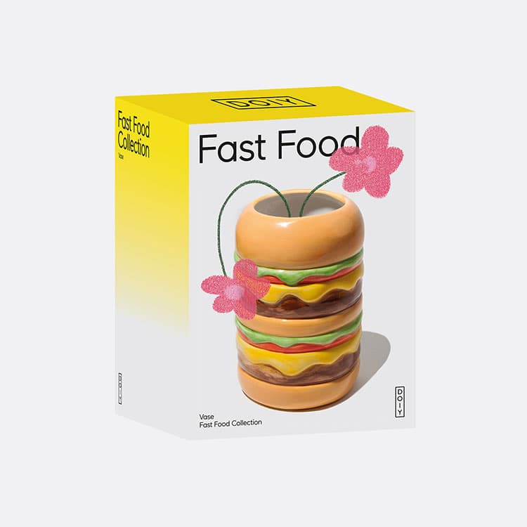 DOIY Fast Food Burger Vazo — görsel 6