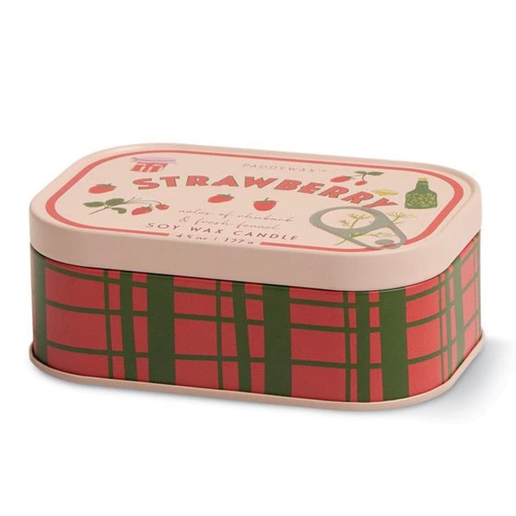 Paddywax Bistro Strawberry Teneke Mum (127g) — görsel 5