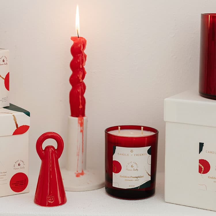 Candle + Friends No 6 Golden Pumpkint Special Edition Cam Mum (Medium)