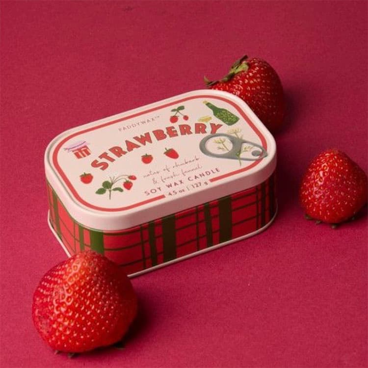 Paddywax Bistro Strawberry Teneke Mum (127g) — görsel 6