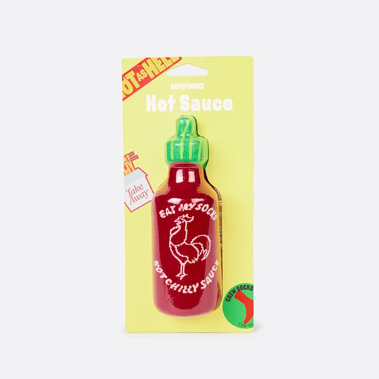 Eat My Socks Hot Sauce Tasarım Yetişkin Çorap — görsel 3