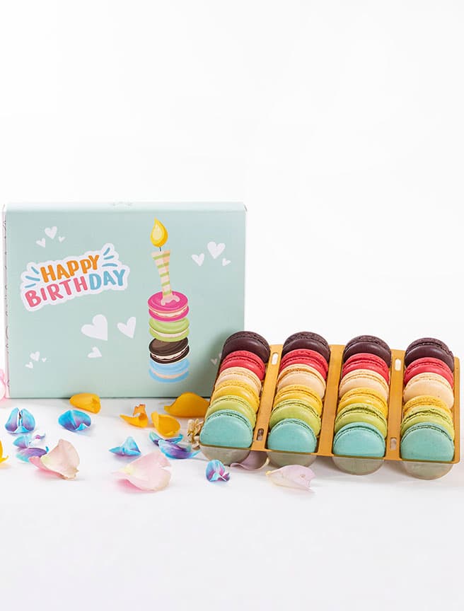 Happy Birthday Macarons (24’lü)
