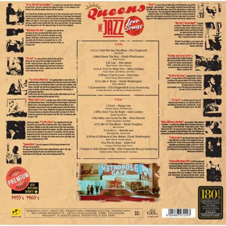 Queens Of Jazz - Love Songs - Plak — görsel 4