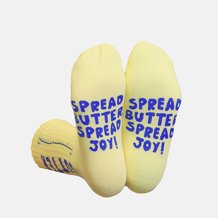 Eat My Socks Flat Butter Tasarım Yetişkin Çorap — görsel 6