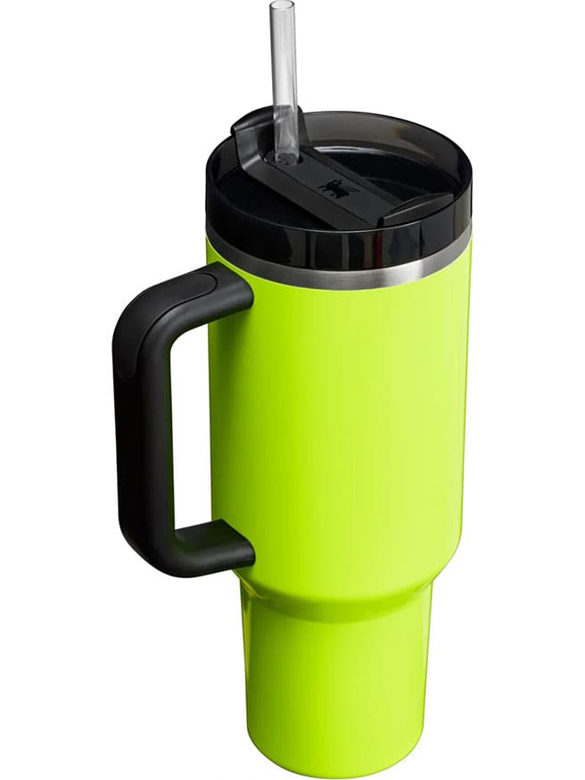 Stanley Quencher Özel Seri Pipetli Termos (1.18lt) - Neon Sarı