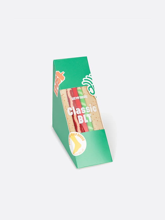 Eat My Socks Classic BLT Tasarım Yetişkin Çorap — görsel 1
