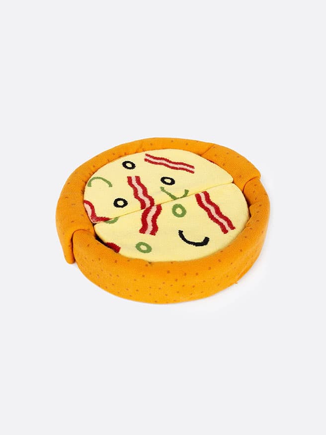 Eat My Socks Napoli Pizza Full Yetişkin Tasarım Çorap 2’li — görsel 2