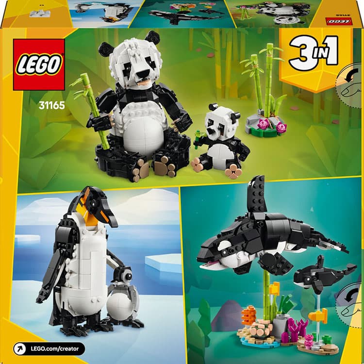 LEGO Creator Vahşi Hayvanlar: Panda Ailesi - 626 Parça (31165) — görsel 4
