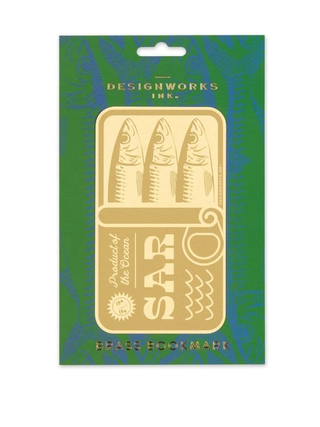 Designworks Ink Metal Kitap Ayracı - Sardines