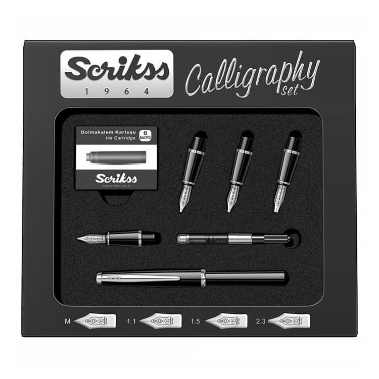 Scrikss 33 Kaligrafi Seti - Siyah — görsel 3