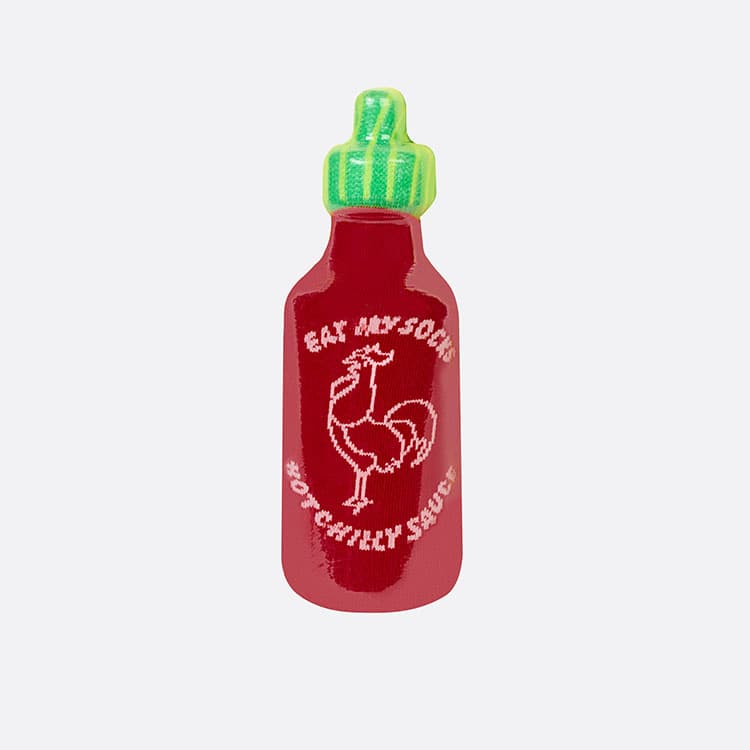 Eat My Socks Hot Sauce Tasarım Yetişkin Çorap — görsel 5