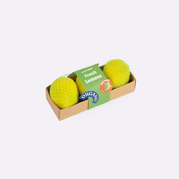 Eat My Socks Fresh Lemons Tasarım Yetişkin Çorap 2'li — görsel 6