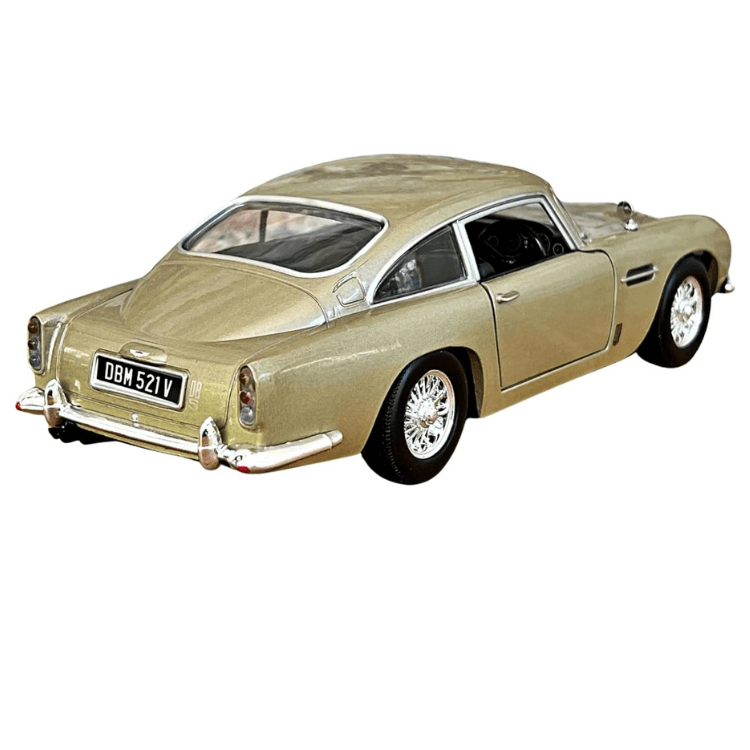 Diecast Metal Aston Martin DB5 Model Araba (1:24 | Kahverengi) — görsel 6