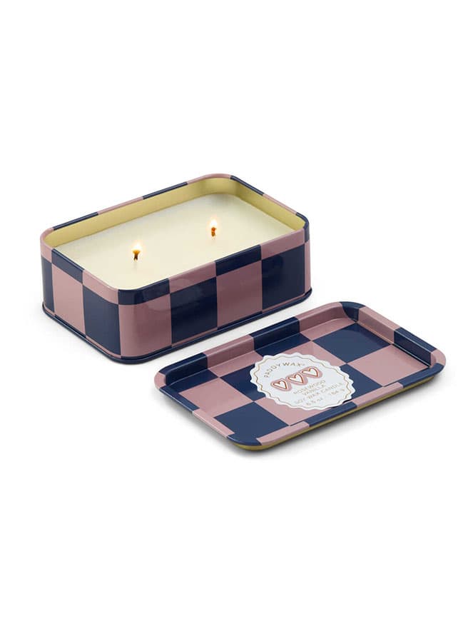 Paddywax Adopo Metal Kutulu Mum Kalpler (184g | Rosewood Vanilla)