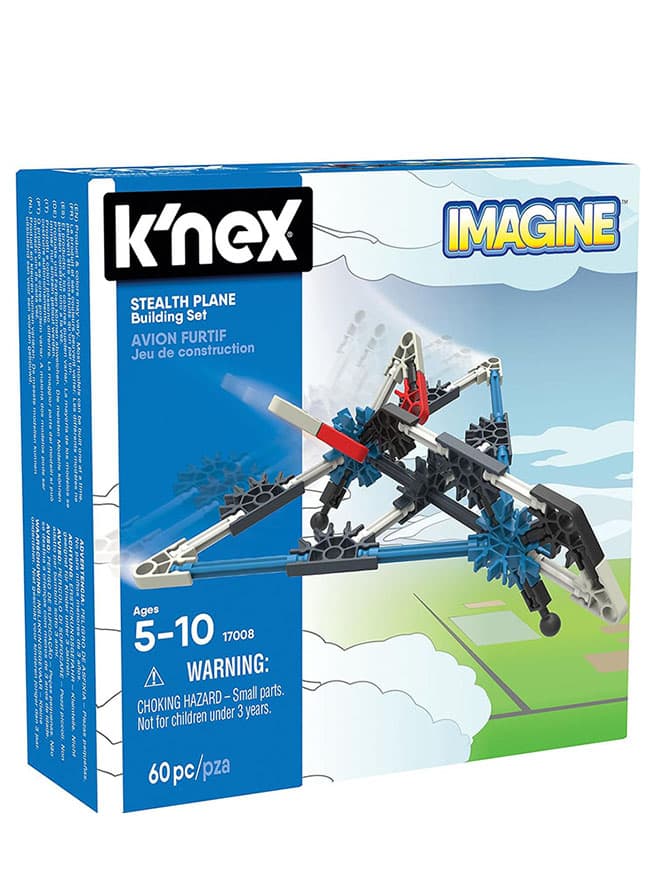 K'nex Stealth Plane Model Yapım Seti - 60 Parça — görsel 1
