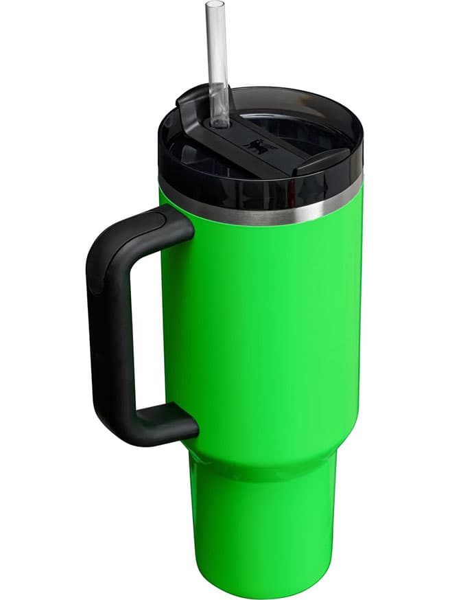 Stanley Quencher Özel Seri Pipetli Termos (1.18lt) - Neon Yeşil