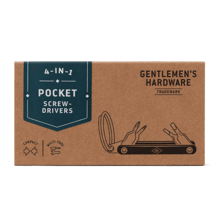 Gentlemen’s Hardware Cep Tornavida Seti Anahtarlık | 4 in 1 — görsel 3