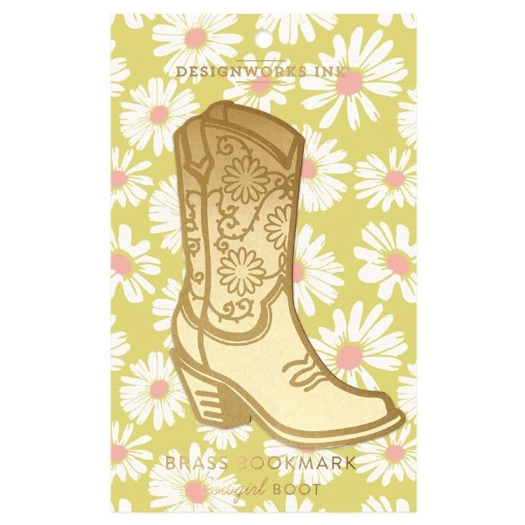 Designworks Ink Metal Kitap Ayracı - Cowgirl Boot