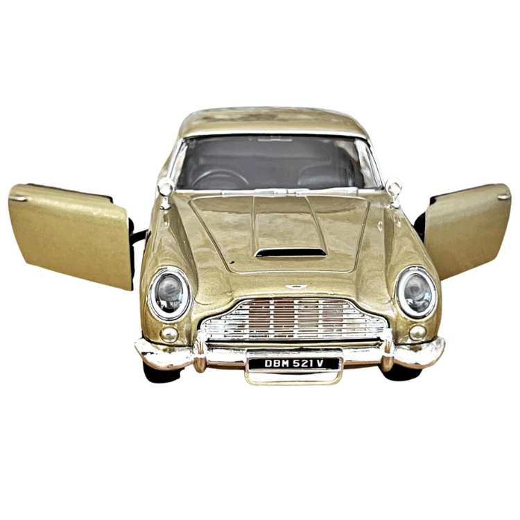 Diecast Metal Aston Martin DB5 Model Araba (1:24 | Kahverengi) — görsel 4