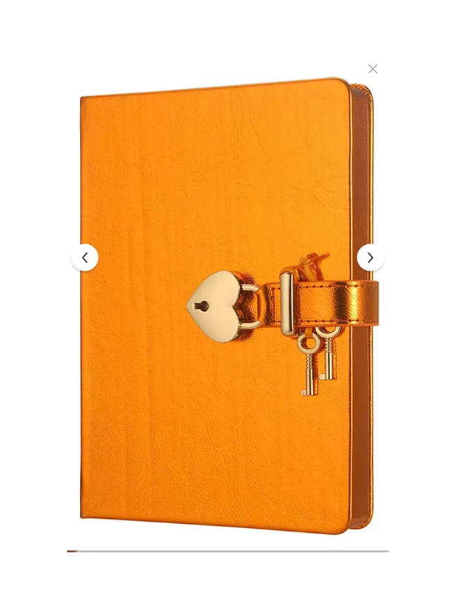 Victoria's Journals Hush Hush Kilitli Metalik Kutulu Defter