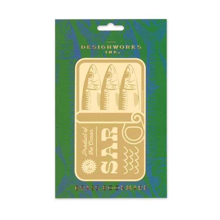 Designworks Ink Metal Kitap Ayracı - Sardines — görsel 3