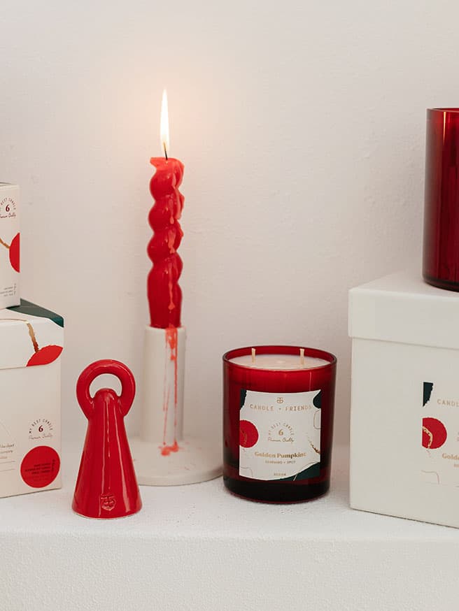 Candle + Friends No 6 Golden Pumpkint Special Edition Cam Mum (Medium)