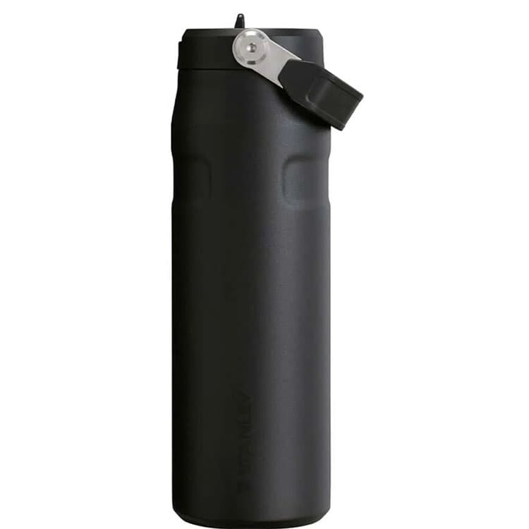 Stanley The IceFlow Flip Straw Pipetli Termos Bardak - Siyah (0,70 lt.)