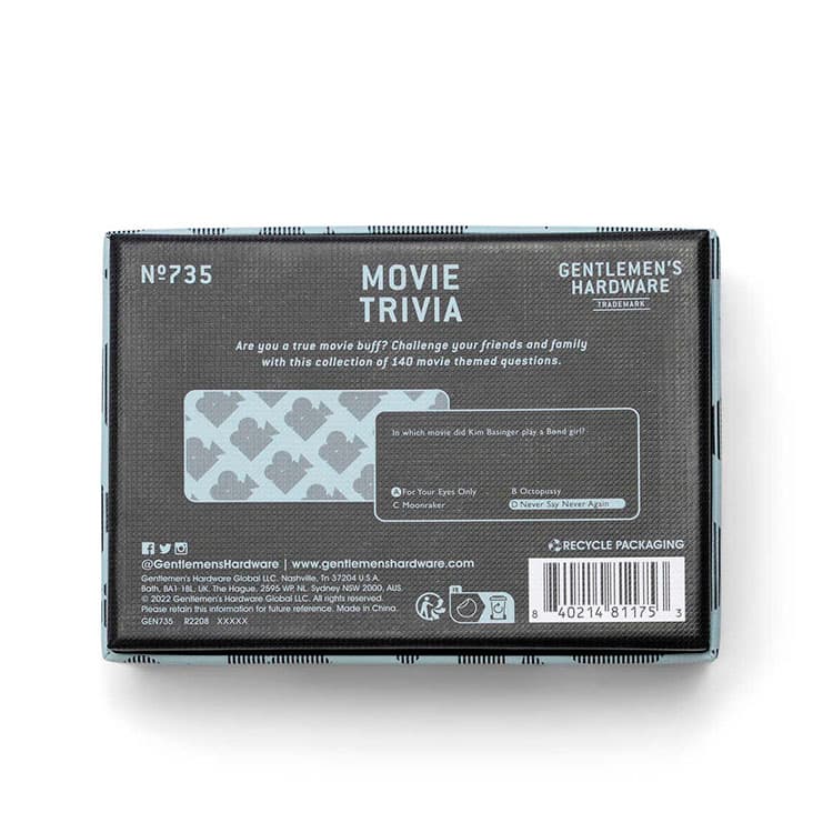 Gentlemen's Hardware Film Bilgi Oyunu | Movie Trivia — görsel 4