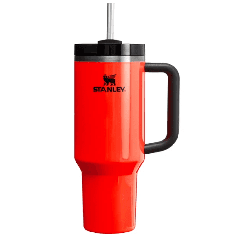 Stanley Quencher Özel Seri Pipetli Termos (1.18lt) - Neon Turuncu — görsel 3