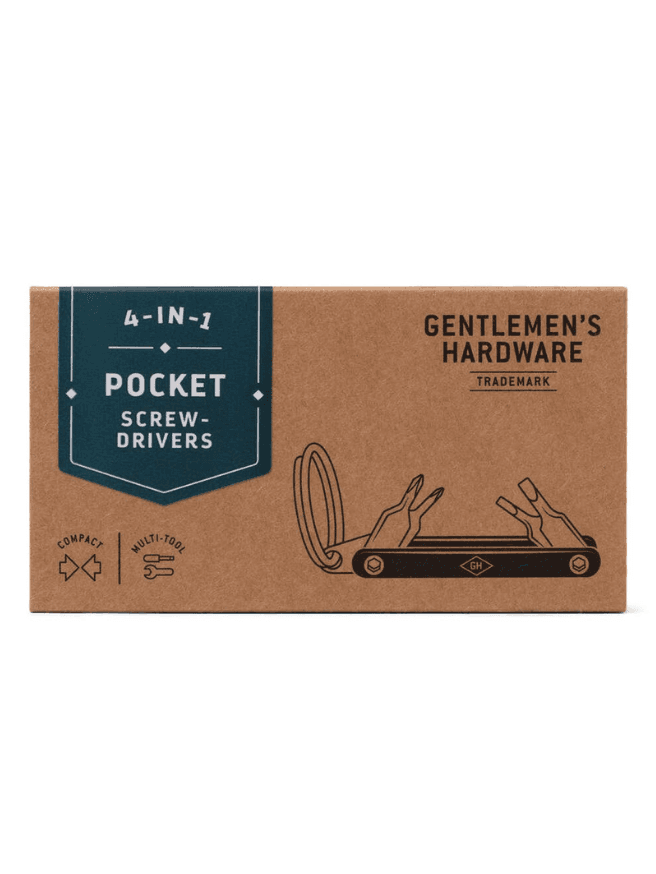 Gentlemen’s Hardware Cep Tornavida Seti Anahtarlık | 4 in 1 — görsel 1
