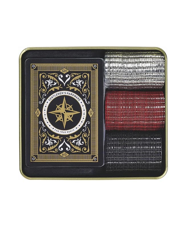 Gentlemen's Hardware Metal Kutuda Poker Seti — görsel 2