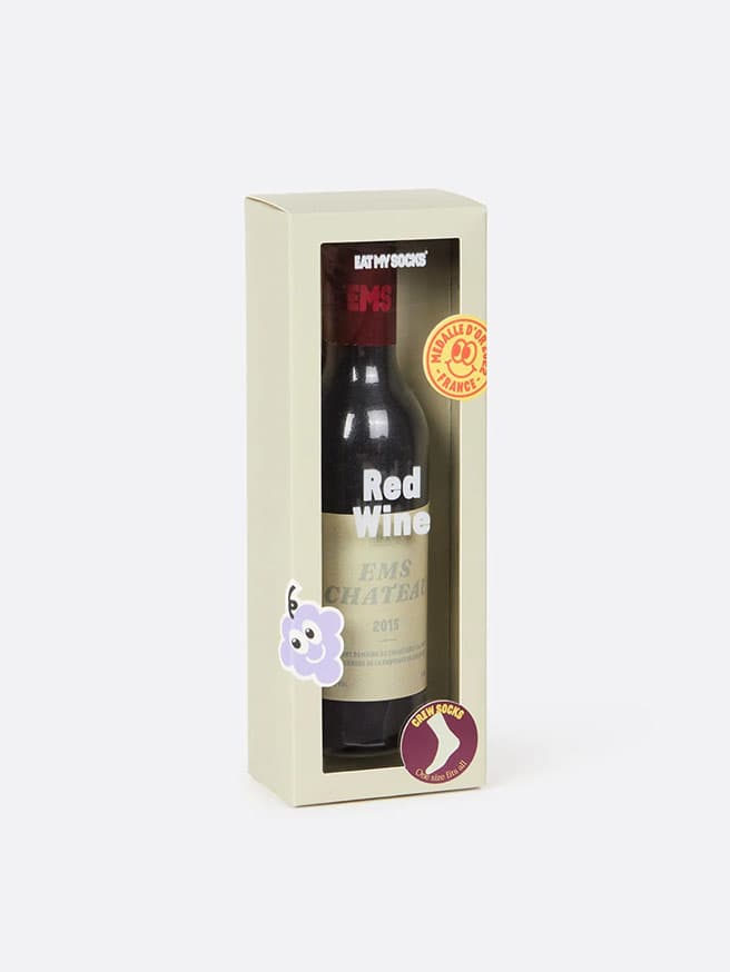 Eat My Socks Wine Red Tasarım Yetişkin Çorap