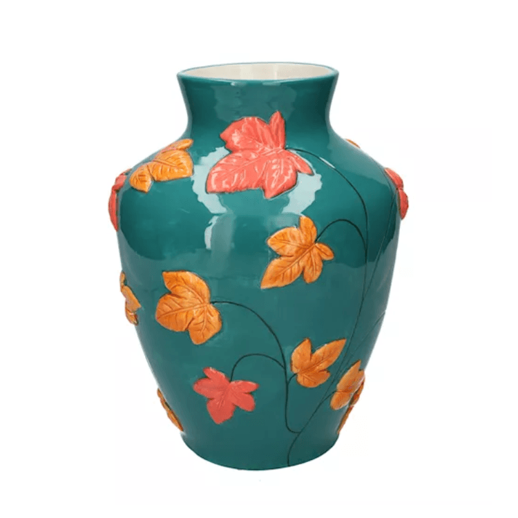 Vase Leaves Blue — görsel 3