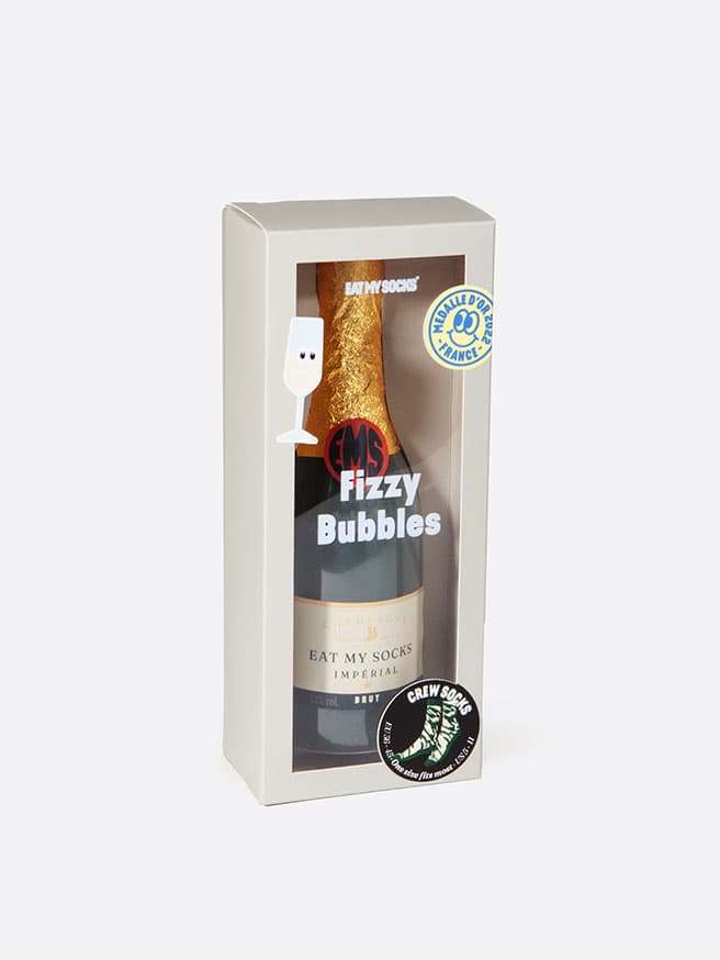 Eat My Socks Fizzy Bubbles Tasarım Yetişkin Çorap — görsel 1