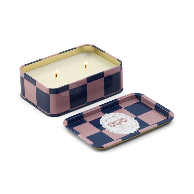 Paddywax Adopo Metal Kutulu Mum Kalpler (184g | Rosewood Vanilla) — görsel 3