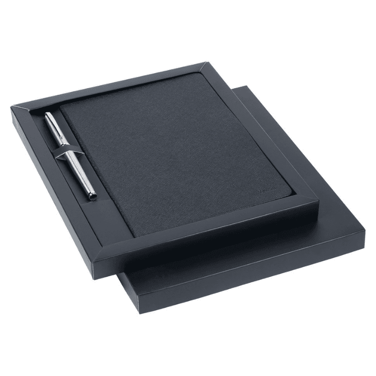 Scrikss SD300-1 Chester Premium Defter - 800 M Krom Roller Kalem Set — görsel 4