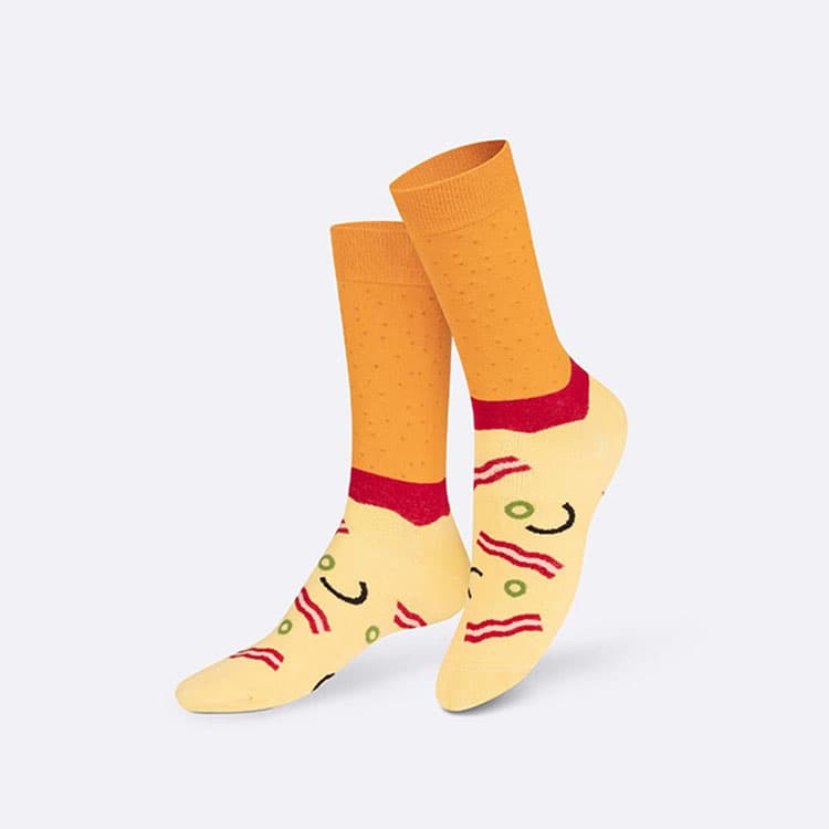 Eat My Socks Napoli Pizza Full Yetişkin Tasarım Çorap 2’li — görsel 3