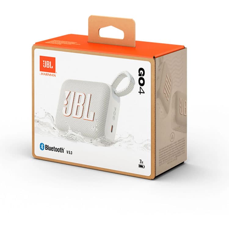 JBL Go 4 Taşınabilir Bluetooth Hoparlör (Beyaz)