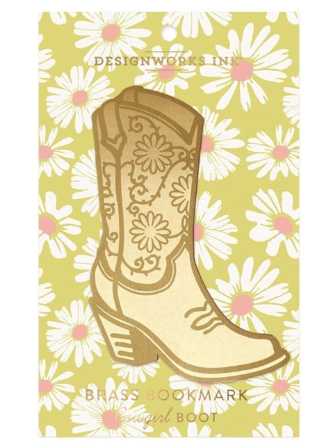 Designworks Ink Metal Kitap Ayracı - Cowgirl Boot