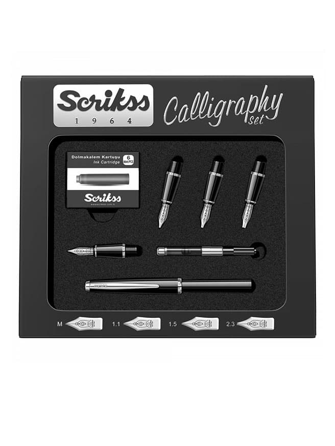 Scrikss 33 Kaligrafi Seti - Siyah — görsel 1