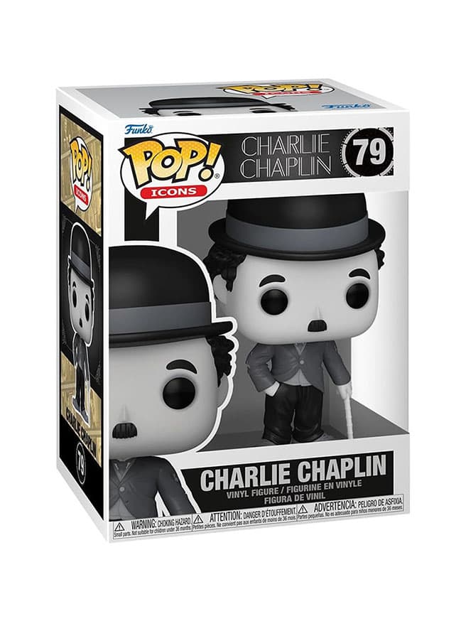 Funko POP Icons - Charlie Chaplin Figür